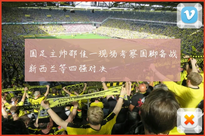 国足主帅邵佳一现场考察国脚备战新西兰等四强对决